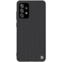 coque robuste nillkin texturouge coque avec cadre en gel et nylon   l arriere samsung galaxy a72 4g noir 