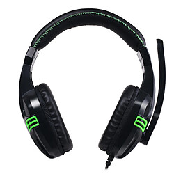 Shot Casque Gamers avec Micro pour Ordinateur Portable PC MAC Smartphone Son Universel Reglage Jack Jeux Video (VERT)