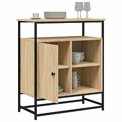 Acheter Maison Chic Buffet,Meuble de Rangement,commode pour salon,Cuisine chêne sonoma 69x35x80 cm bois d'ingénierie -MN53523