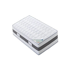 King Of Dreams Matelas 80x190 x 23 cm + Protège Matelas Offert Spécifique pour Sommier Articulé avec Latex Naturel densité 80 Kg/m3 - Tissu 100% Coton - Compatible Sommiers Articulés - Soutien Ferme