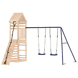 Maison Chic Aire de jeux d'extérieur | Maisonnette de jeu | Maison pour enfants bois de pin massif -GKD53837