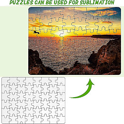 Avis Universal 20 feuilles de sublimation vierge puzzle du puzzle vierge blanc puzzle de bricolage