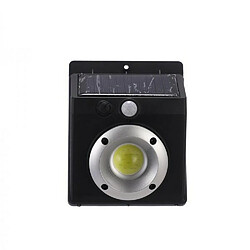 Tradex COB LED PANNEAU SOLAIRE RECHARGEABLE DÉTECTEUR DE MOUVEMENT PIR