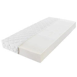 vidaXL Matelas avec housse lavable 200 x 140 x 17 cm