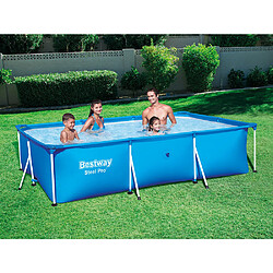 Bestway Piscine rectangulaire en PVC avec structure 300 x 201 x h66 cm 56404