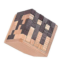 Avis Universal Défi classique 3d iq puzzle en bois c cerveau tetris carrelage match puzzle pour adulte