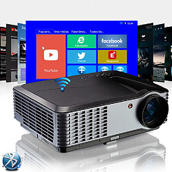 FLZEN Vidéoprojecteur 1080p Full HD Android WIFI Bluetooth