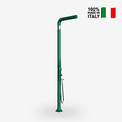 Douche extérieure de jardin au design moderne avec mitigeur Arkema Design Funny Yang T245, Couleur: Vert foncé