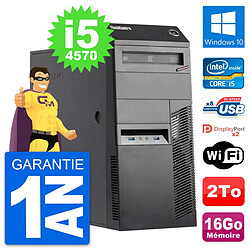 PC Tour Lenovo ThinkCentre M83 Intel i5-4570 RAM 16Go Disque 2To Windows 10 Wifi · Occasion 