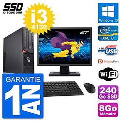 PC Fujitsu E920 DT Ecran 27" Intel i3-4130 RAM 8Go SSD 240Go Windows 10 Wifi · Occasion 