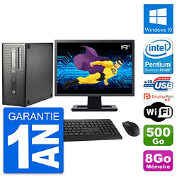 PC Tour HP 800 G1 Ecran 19" Intel G3220 RAM 8Go Disque Dur 500Go Windows 10 Wifi · Occasion 