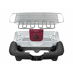 Lace International Games Tefal BG90E5 Easygrill Adjust Barbecue de table électrique (2300 W, surface de cuisson 720 cm²) Noir/bordeaux