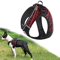 Universal Bretelles pour chiens reflex sans traction étouffant harnais gratuit pour animaux de compagnie pour petits chiens respirant avec gilet torero torero torero