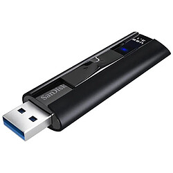 Clé USB - SANDISK - Extreme Pro - 256 Go - USB 3.1 - Vitesse de lecture 420 Mo/s - Slide - Noir