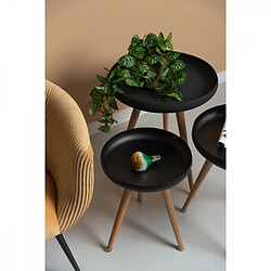 Present Time Set de 3 tables d'appoint Mango Wood