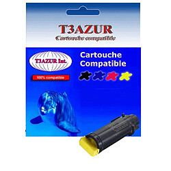 Toner compatible Dell H625CDW, H820 , H825, H825CDW, S2825CDN, 593-BBSB Jaune - T3AZUR