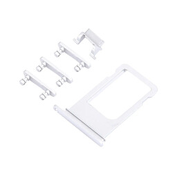 Acheter Wewoo Pour iPhone 7 Plus Plateau argent à cartes + Touche de contrôle du volume + Bouton d'alimentation + de vibreur à de mise en sourdine pièce détachée