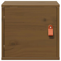 Acheter vidaXL Armoire murale Marron miel 31,5x30x30 cm Bois de pin massif