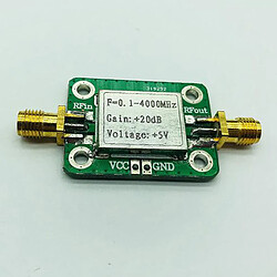 Micro-ondes RF Amplificateur Module 20dB Gain Élevé À Faible Bruit 3.3-5.5VDC pour FM Radio Télécommande Récepteur Câble TV GPS Wifi Bluetooth pas cher