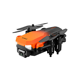 2 batterie mini drone photographie aérienne 4K double caméra positionnement d'aéronefs évase évitement de télécommande avion-orange