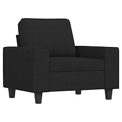 Maison Chic Fauteuil Relax pour salon | Fauteuil Noir 60 cm Tissu -GKD64579