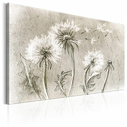 Paris Prix Tableau Imprimé Dandelions Pencil Artwork 80 x 120 cm 