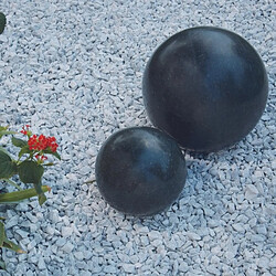 Jardinex Boule déco jardin ... 30 cm - Noir Boule déco jardin granit (grand format) - Noir 30 cm