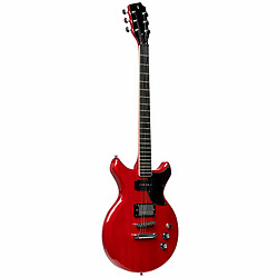 Avis SVY DC TCH - Guitare électrique Silveray DC cherry Stagg