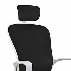 Avis Franchi Chaise de bureau en tissu aux lignes ergonomiques et appui-tête design Sepang