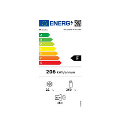 Réfrigérateur 1 porte intégrable à glissière 54cm 282l - efs3df18s - ELECTROLUX