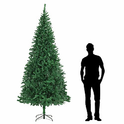 vidaXL Sapin de Noël artificiel 300 cm Vert 