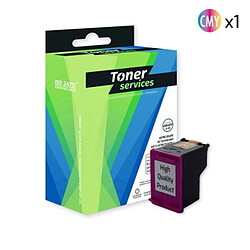 TONER SERVICES Compatible HP 62 Cartouche Couleur C2P06AE