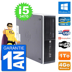 PC HP Compaq Pro 6300 SFF Intel i5-3470 RAM 4Go Disque Dur 1To Windows 10 Wifi · Occasion 