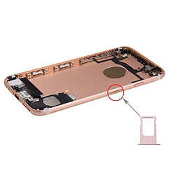 Acheter Wewoo Pour iPhone 6s or rose pièce détachée batterie couvercle arrière avec plateau de carte