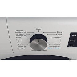 Lave-linge séchant hublot 8/6 1400 tours/min blanc - PFFWDB864349BVFR - WHIRLPOOL pas cher