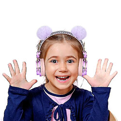 Universal Coucheur câblé pour enfants mignons avec microphone 3,5 mm Music stéréo girl cadeau | casque / casque 