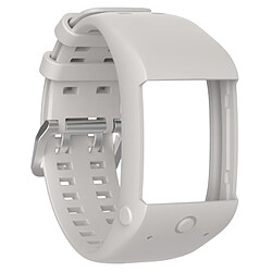 Avis Wewoo Bracelet pour montre connectée Dragonne Sport en silicone POLAR M600 Gris clair