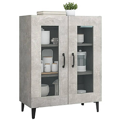 Acheter Maison Chic Buffet,Meuble de Rangement,commode pour salon,Cuisine gris béton 69,5x34x90 cm bois d'ingénierie -MN48511