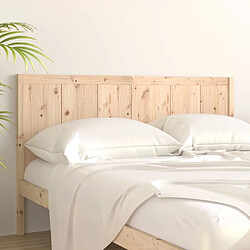 Avis Maison Chic Tête de lit scandinave pour lit adulte,Meuble de chambre 165,5x4x100 cm Bois massif de pin -MN77117