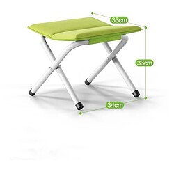 Acheter Wewoo Tabouret pliant portatif pour la pêche au camping bleu marine sans coton