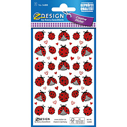 AVERY Zweckform ZDesign Sticker CREATIVE 'Coccinelles' ()