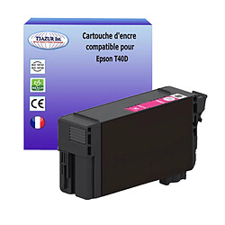 T3Azur Cartouche d'encre compatible avec Epson T40D3 (C13T40D340 / C13T40C340) - Magenta (56ml) 