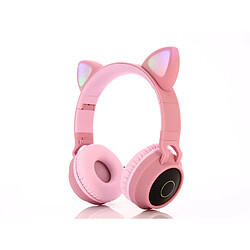 Universal Mignon Cat Oreau LED LED Éclairable Casque Bluetooth sans fil sans fil