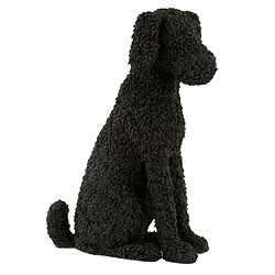 Paris Prix Statuette Chien Assis Déco Max 49cm Noir 