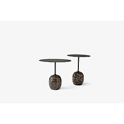 &Tradition Table d'appoint Lato - noir - Ø40 cm