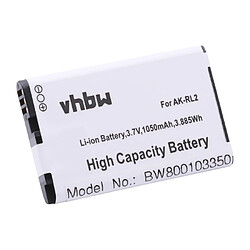 vhbw Li-Ion batterie 1050mAh (3.7V) pour téléphone pour sénior, portable Emporia Talk Comfort plus comme AK-RL2. 