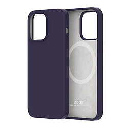 QDOS Coque pour iPhone 14 Pro Touch Pure avec Snap Compatible MagSafe Violet