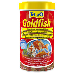 Aliment Complet Goldfish en Flocons pour Poissons Rouges - Tetra - 500ml 