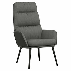 Maison Chic Chaise de relaxation | Fauteuil relax Gris clair Tissu -GKD28520