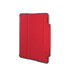 stm goods Étui pour iPad Pro 11 pouces 2018 Folio Stand Modèle Dux Plus avec Porte-stylet Rouge 